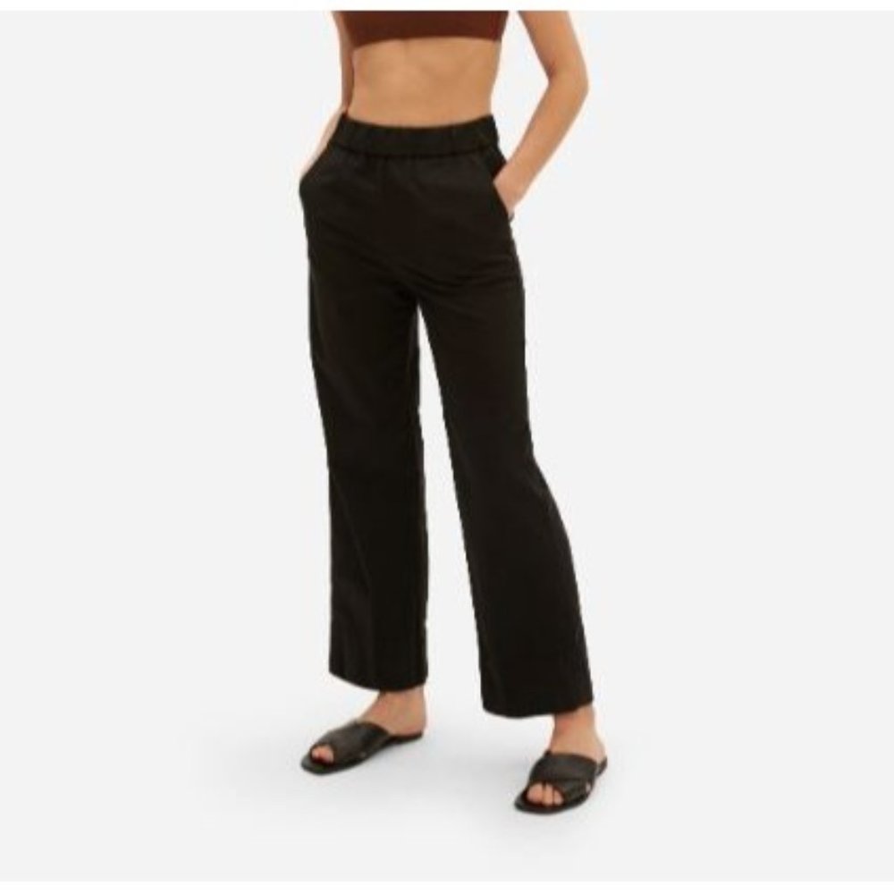 Everlane Black Straight-Leg Pants